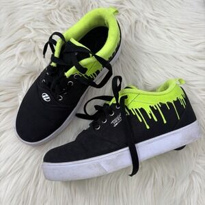 HEELYS Pro‎ 20 Prints Black/White/ Electric Yellow Slime Drip Men's Size 7